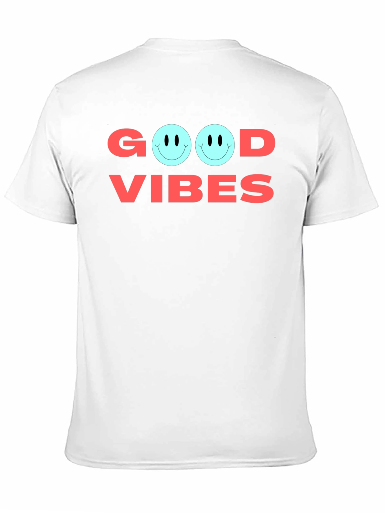 Good Vibes Graphic Tee - Soft Cotton Casual Shirt