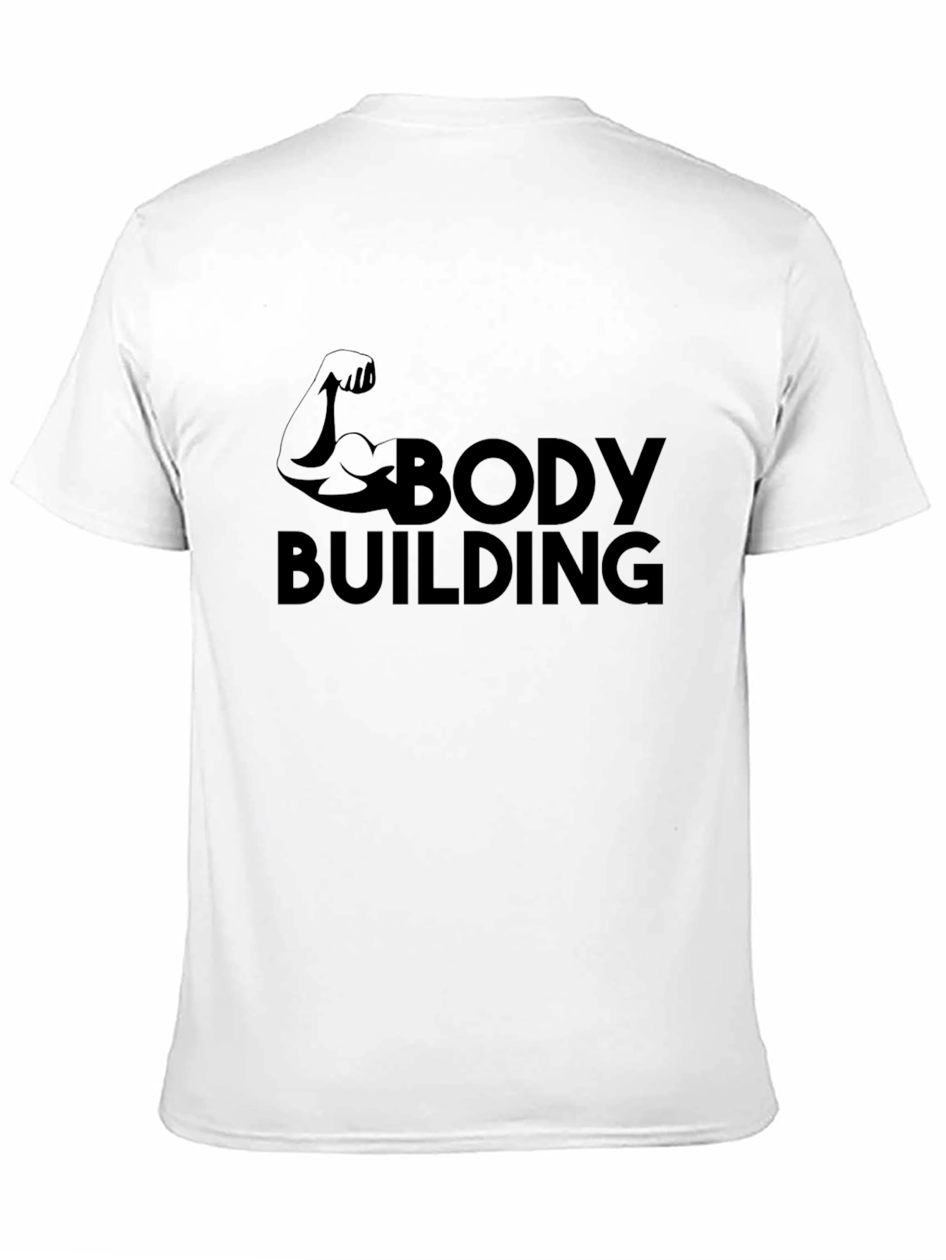 Bodybuilding Graphic Tee - Black Fitness T-Shirt