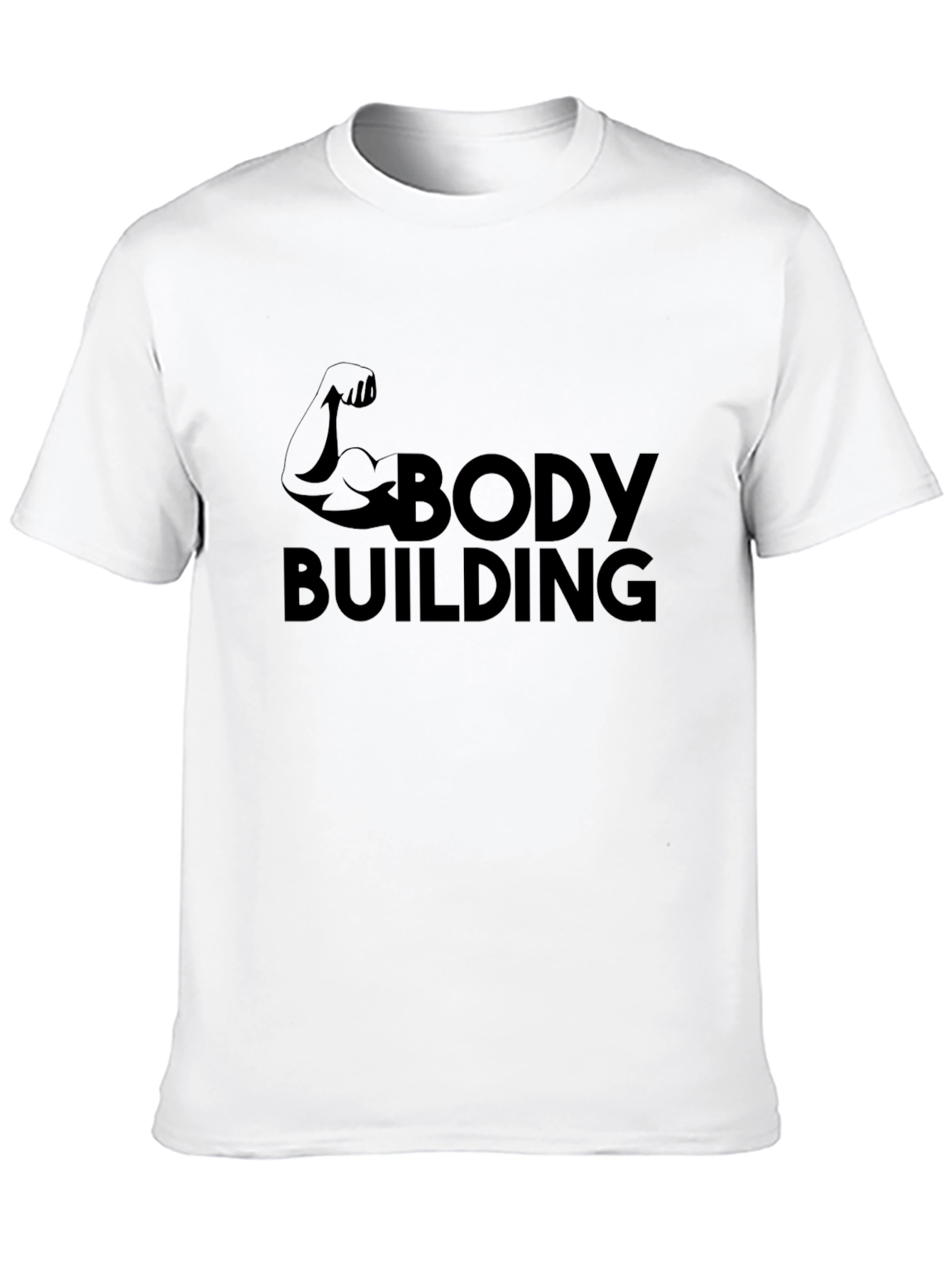 Bodybuilding Graphic Tee - Black Fitness T-Shirt