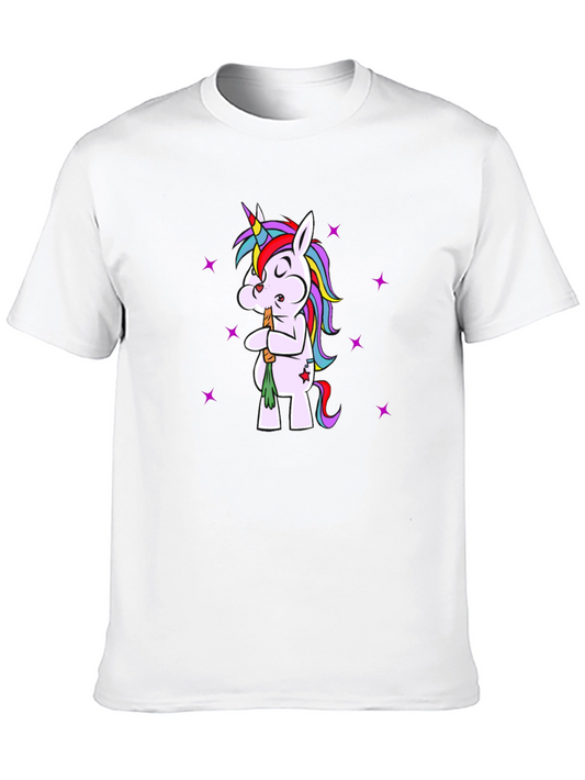 Unicorn Carrot Lover Tee - Whimsical Graphic T-Shirt