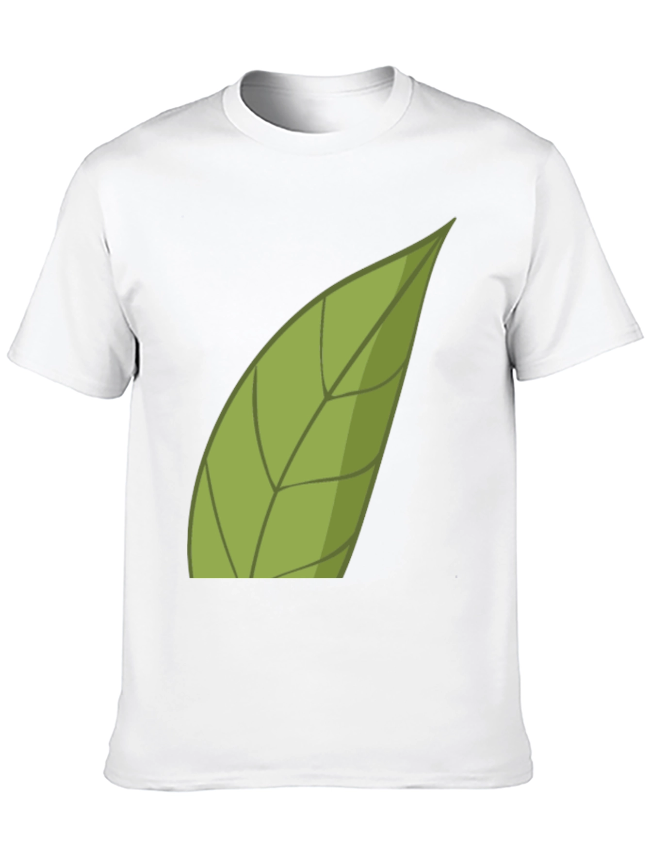 Green Leaf Graphic Tee - Nature Inspired Shirt