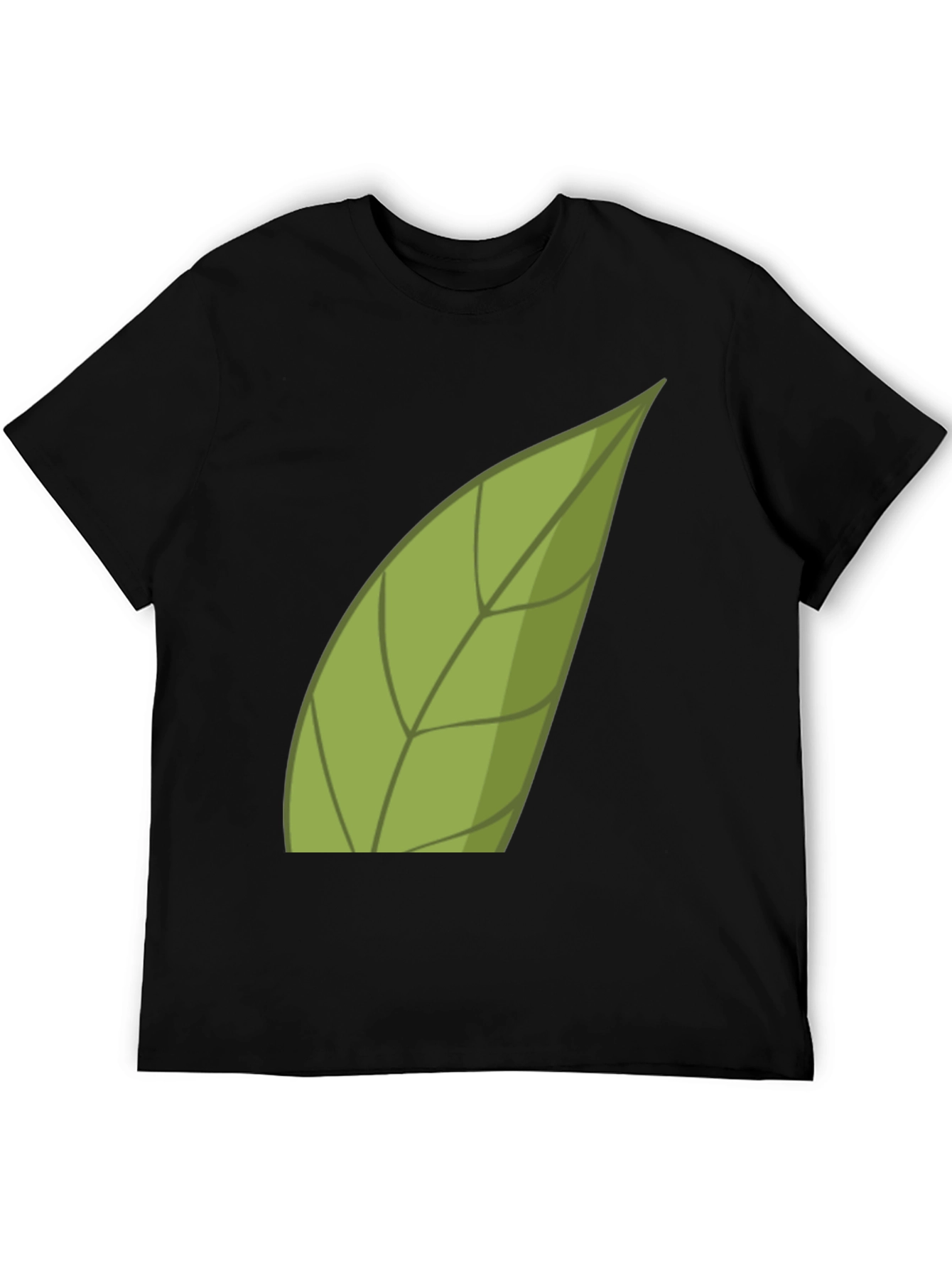 Green Leaf Graphic Tee - Nature Inspired Shirt