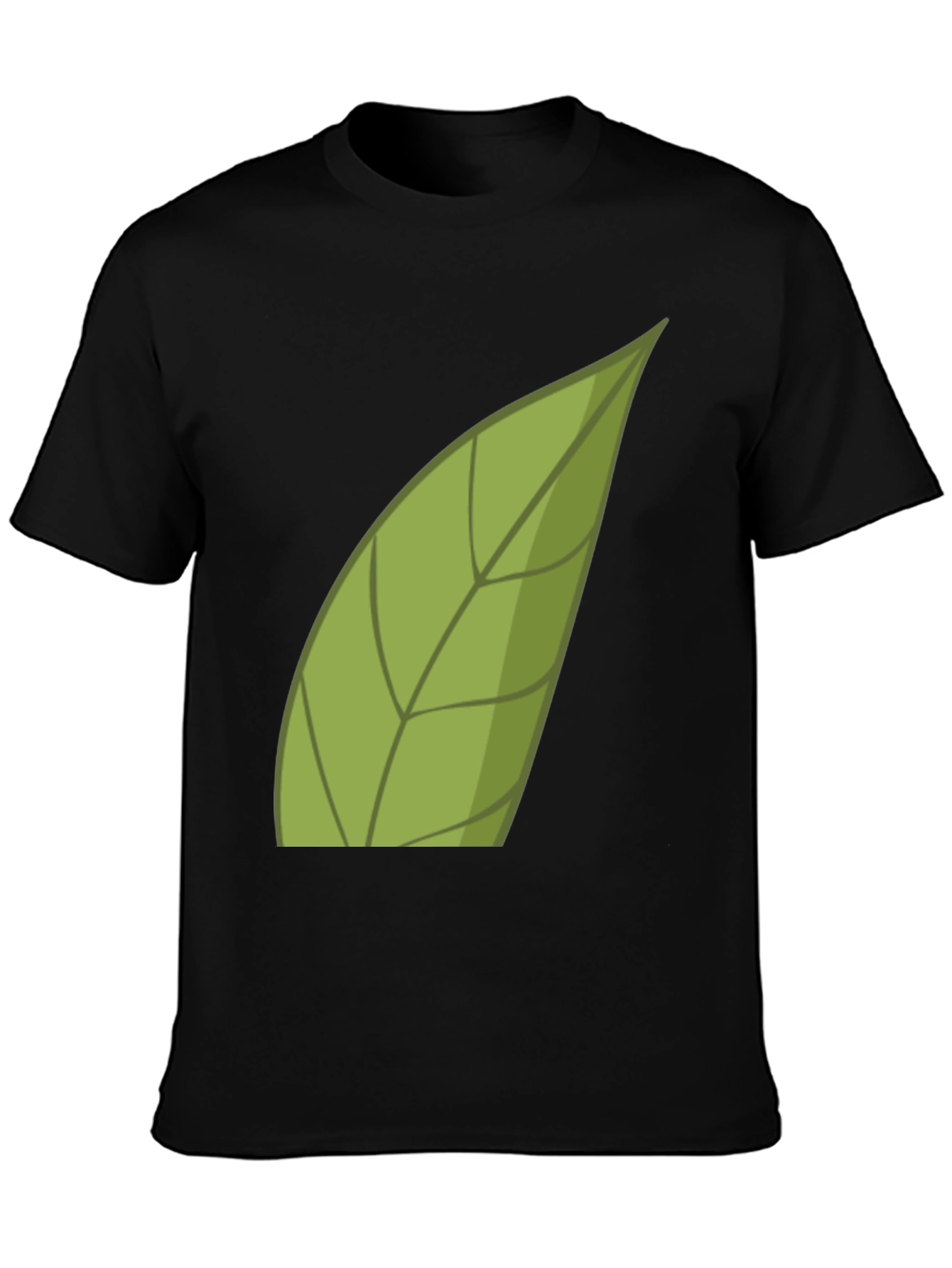 Green Leaf Graphic Tee - Nature Inspired Shirt