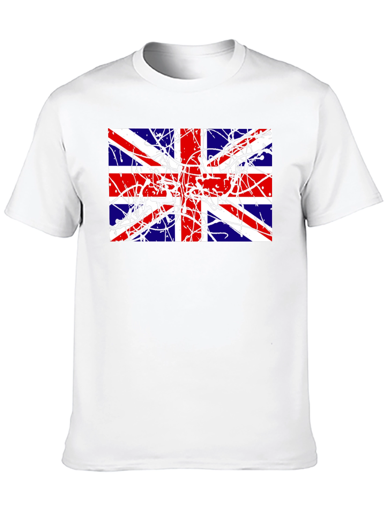 Union Jack Splatter Graphic T-Shirt