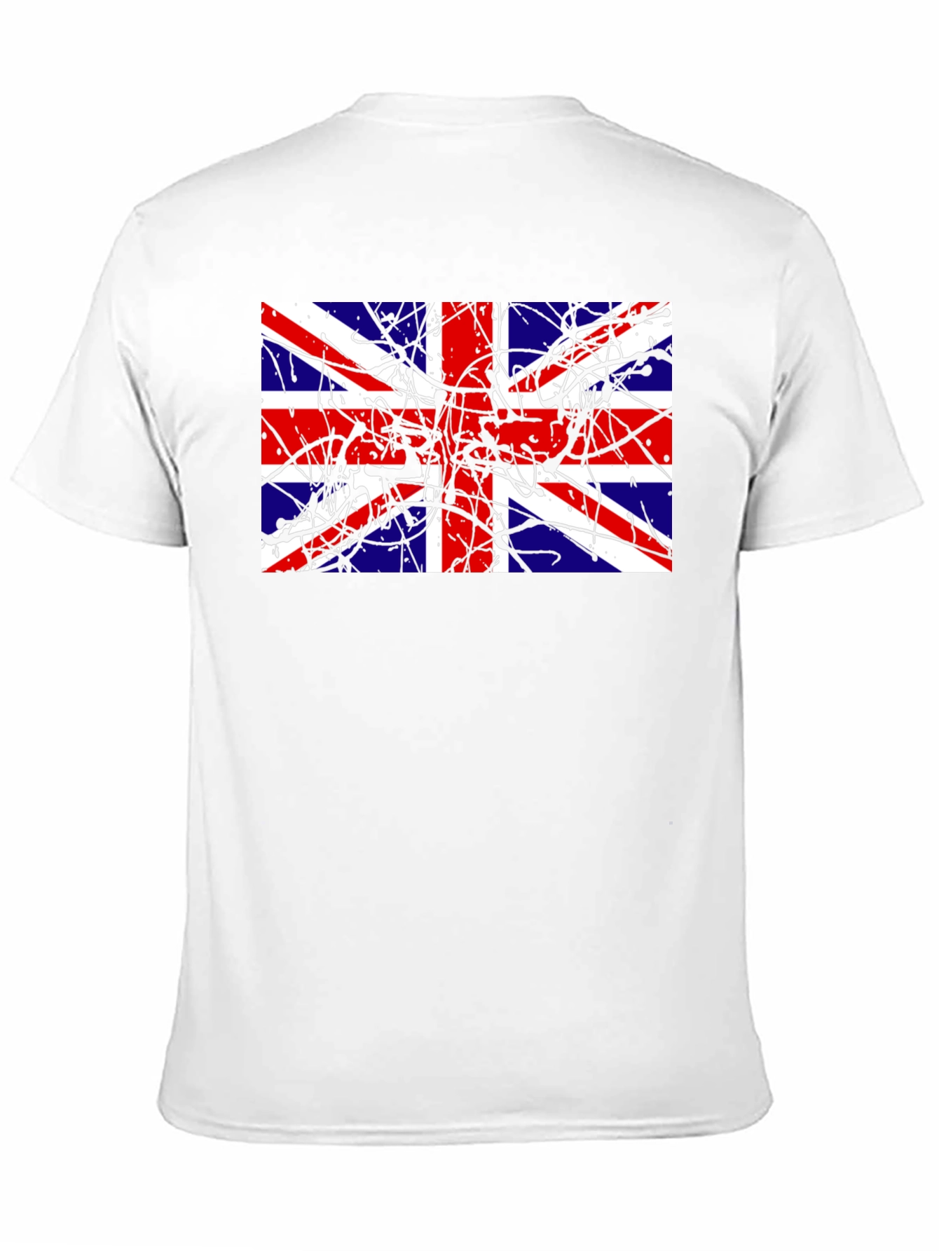 Union Jack Splatter Graphic T-Shirt