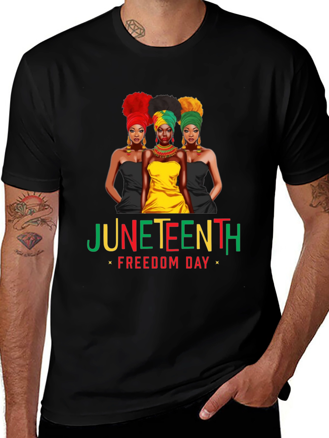 Juneteenth Freedom Day Graphic T-Shirt