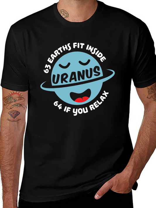 Funny Uranus Planet Graphic T-Shirt