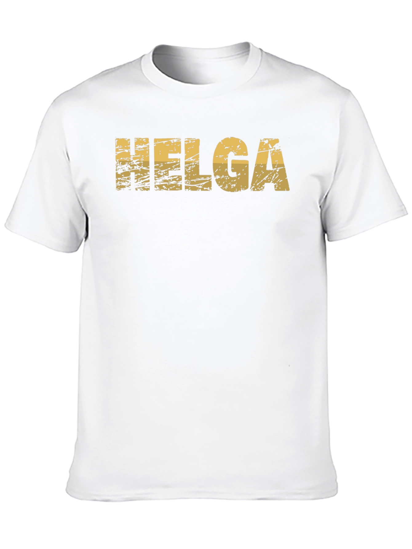 Helga Distressed Graphic Tee - Black Cotton T-Shirt