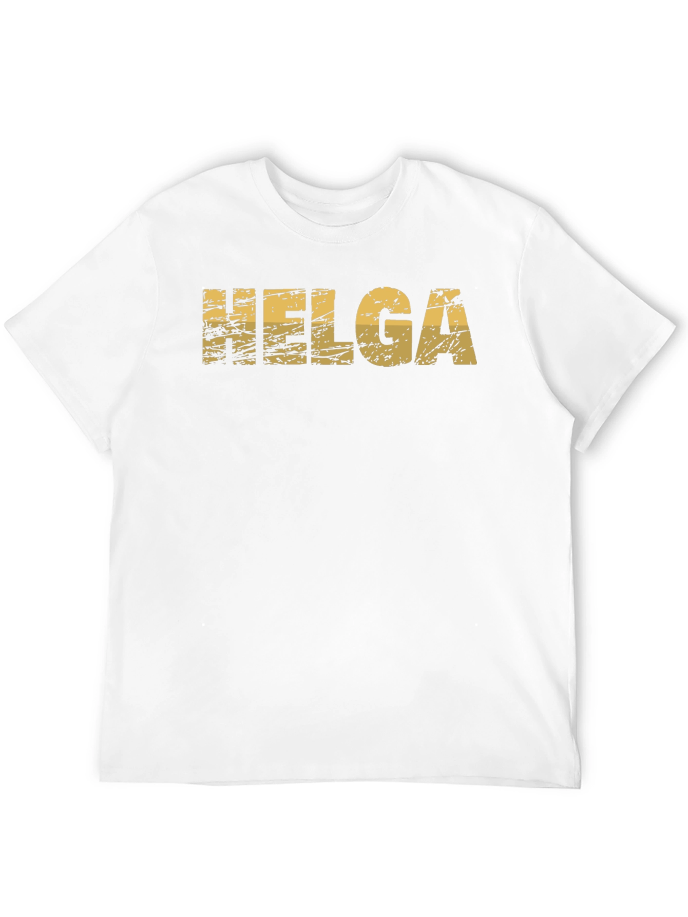Helga Distressed Graphic Tee - Black Cotton T-Shirt