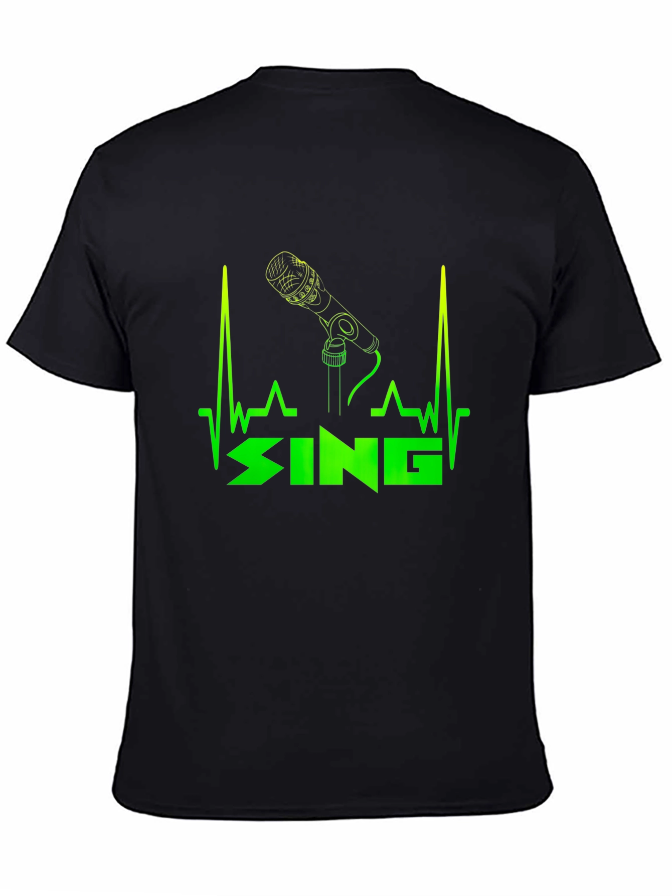 Singer Heartbeat T-Shirt - Black