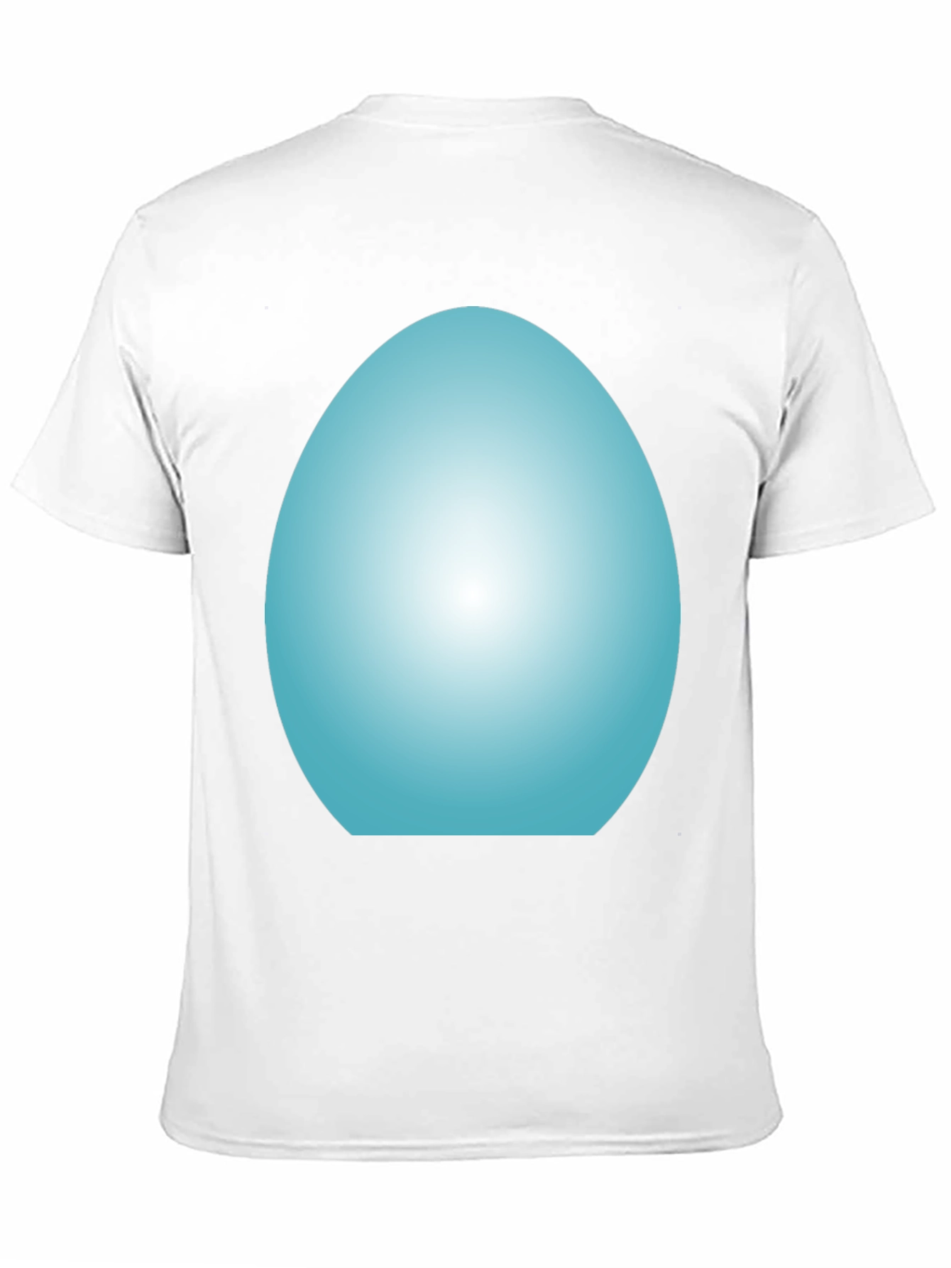 Cool Blue Egg Graphic Tee - Black Unisex T-Shirt