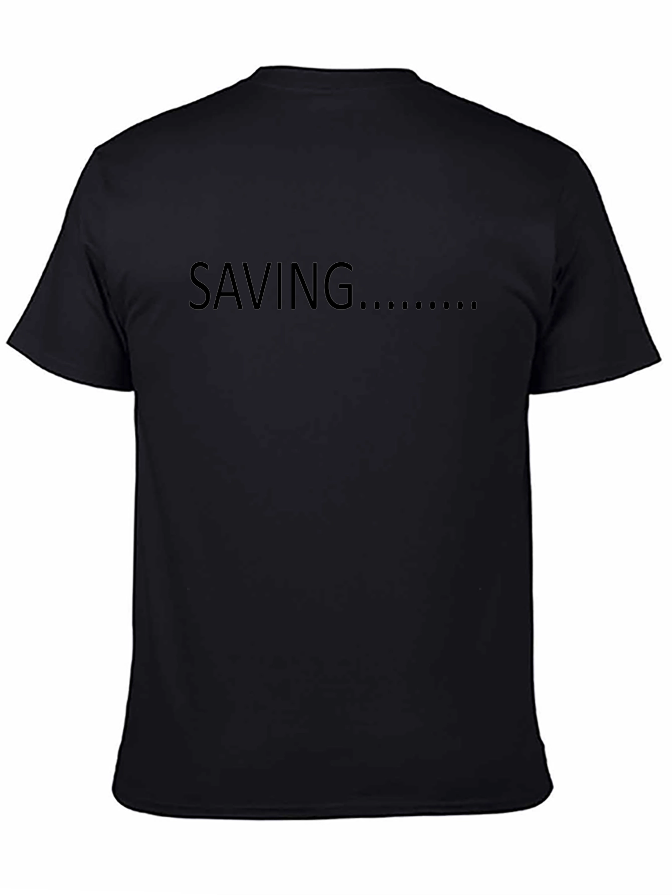 Saving... Mens Black Graphic T-Shirt
