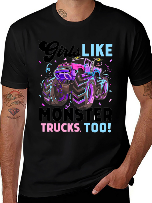 Girls Like Monster Trucks Tee