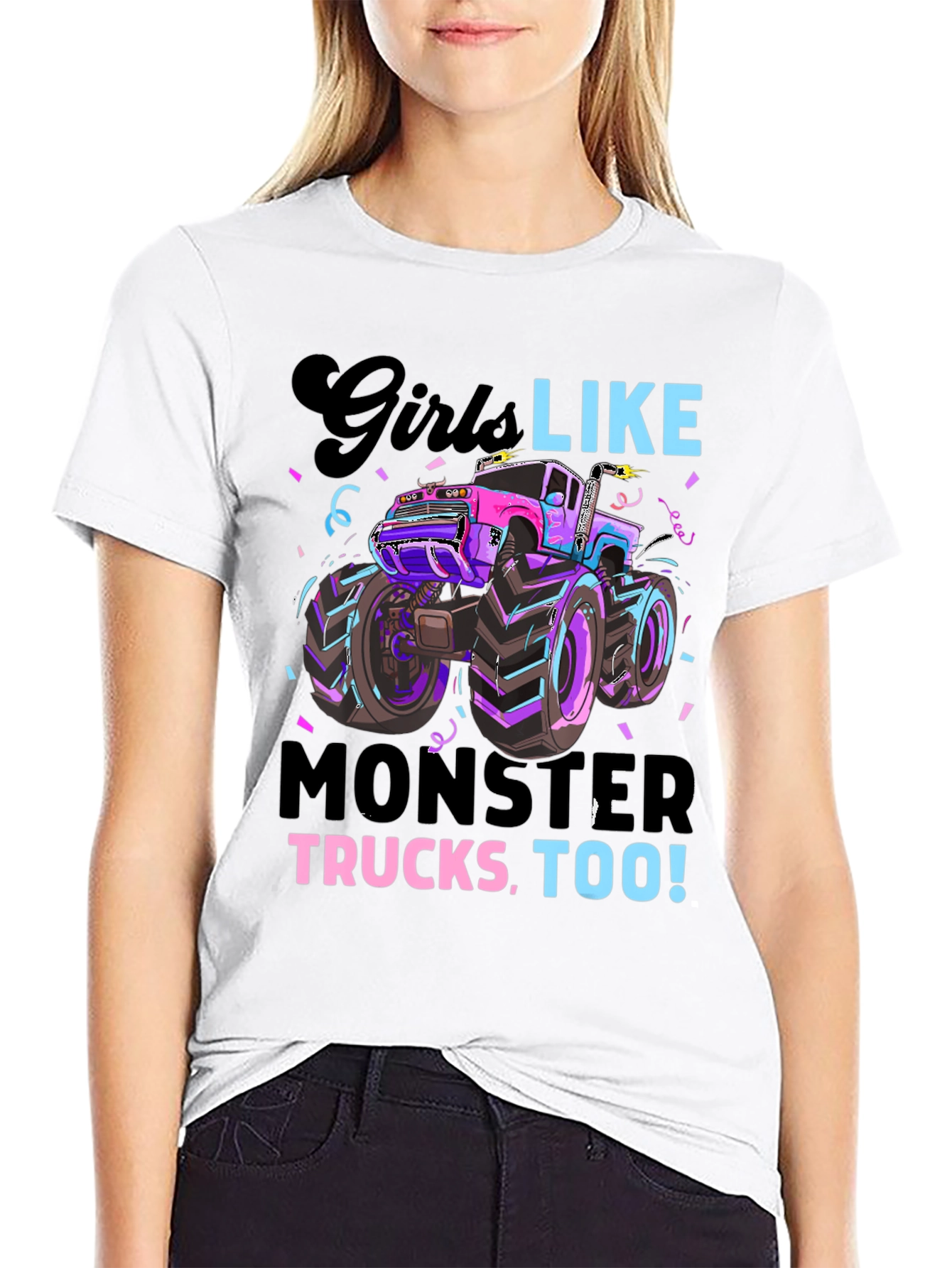 Girls Like Monster Trucks Tee