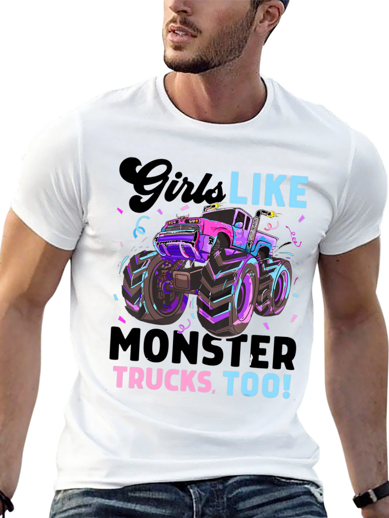 Girls Like Monster Trucks Tee