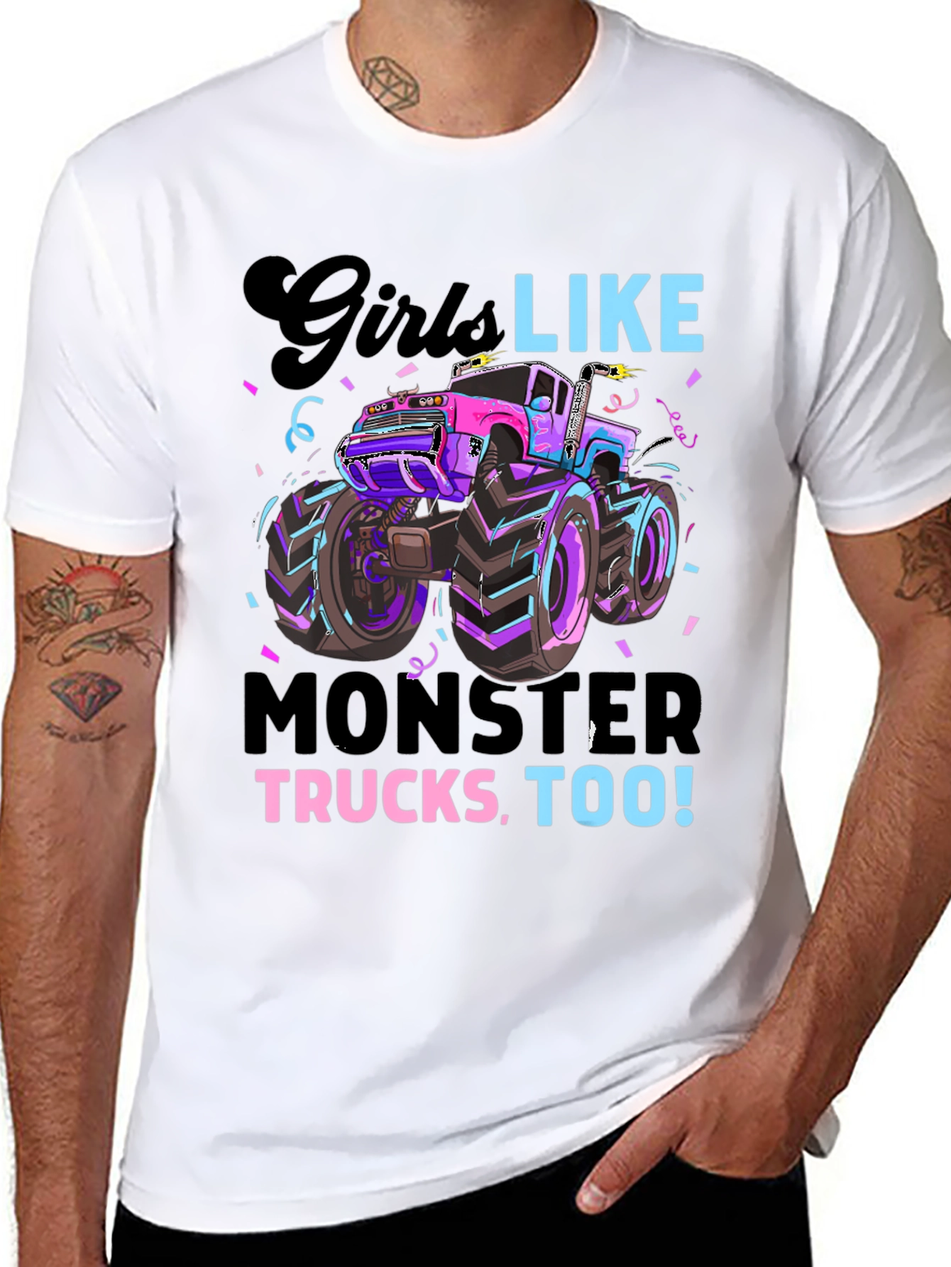 Girls Like Monster Trucks Tee
