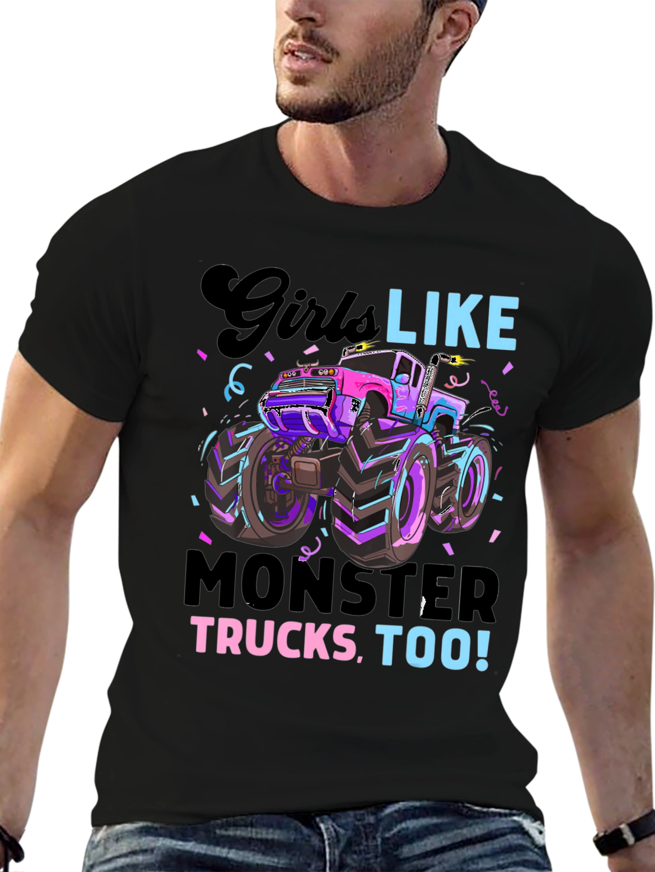 Girls Like Monster Trucks Tee