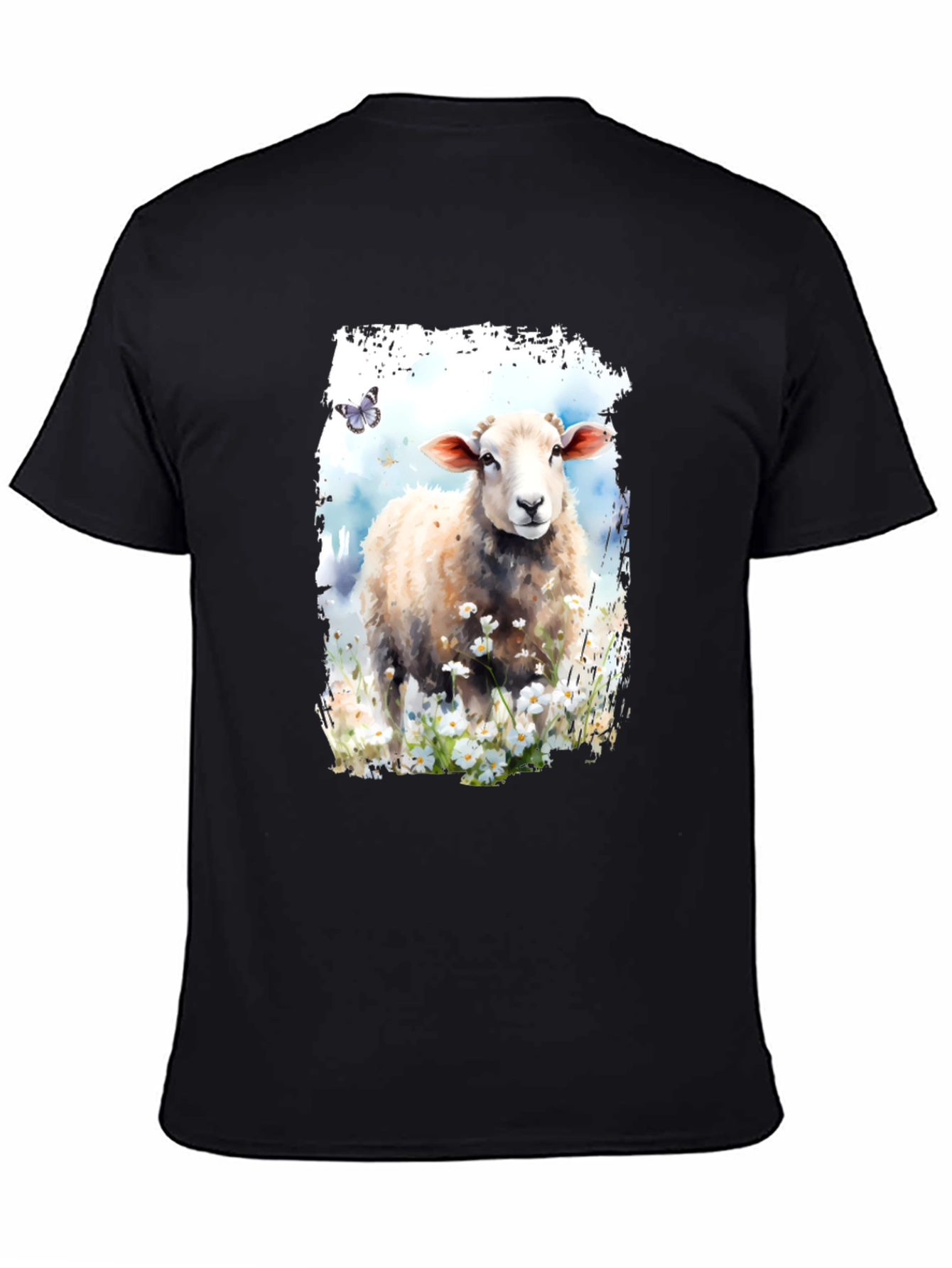 Sheep Meadow Black Graphic Tee