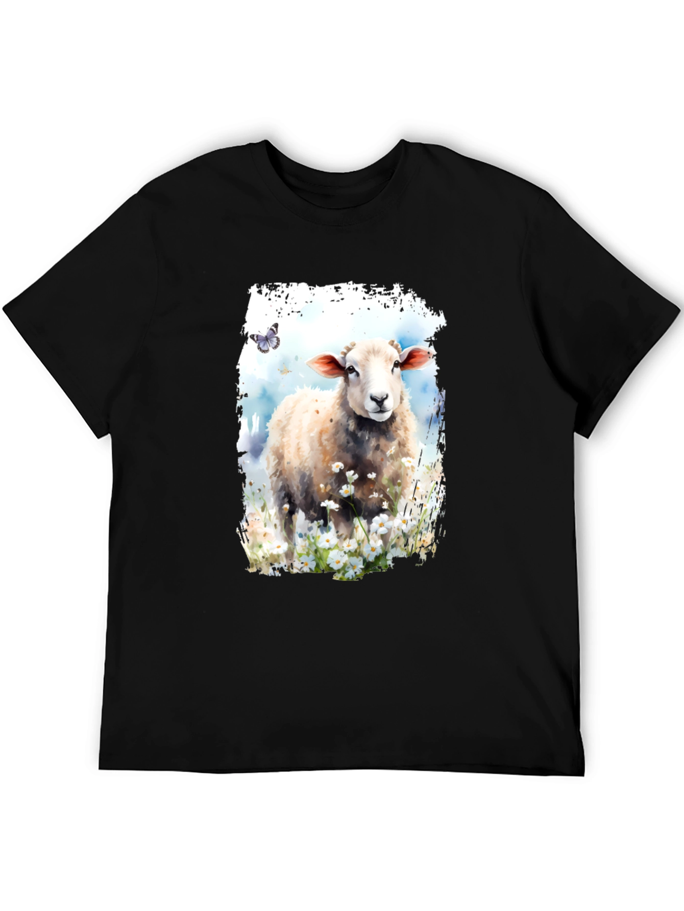 Sheep Meadow Black Graphic Tee