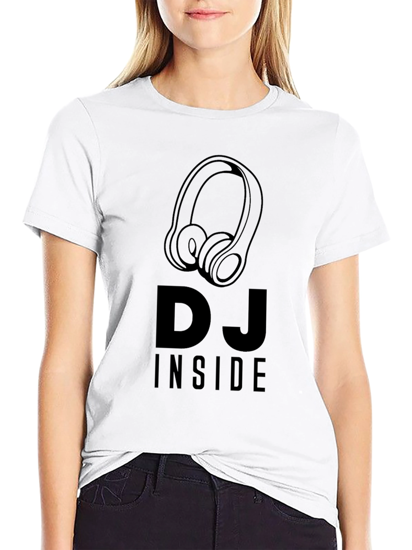 DJ Inside Graphic Tee - Music Lovers T-Shirt