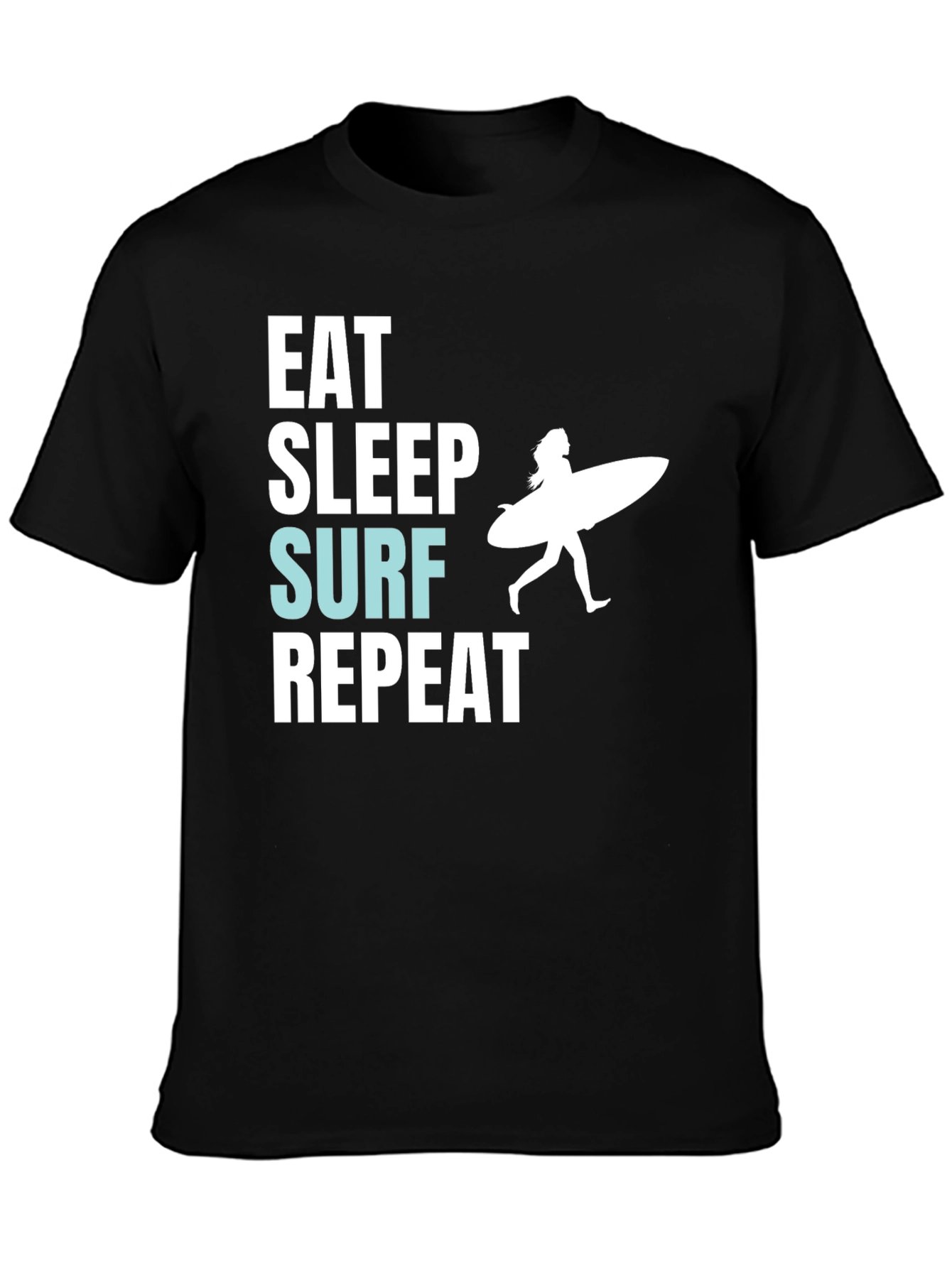 Eat Sleep Surf Repeat Graphic Tee