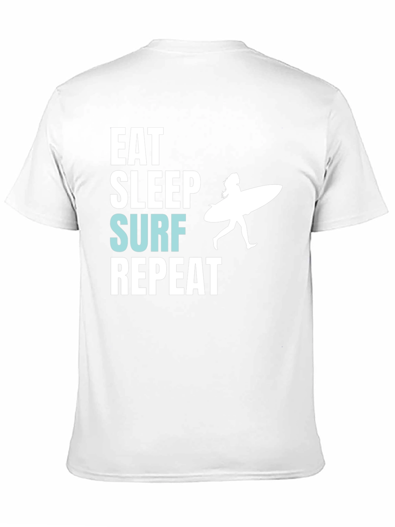 Eat Sleep Surf Repeat Graphic Tee