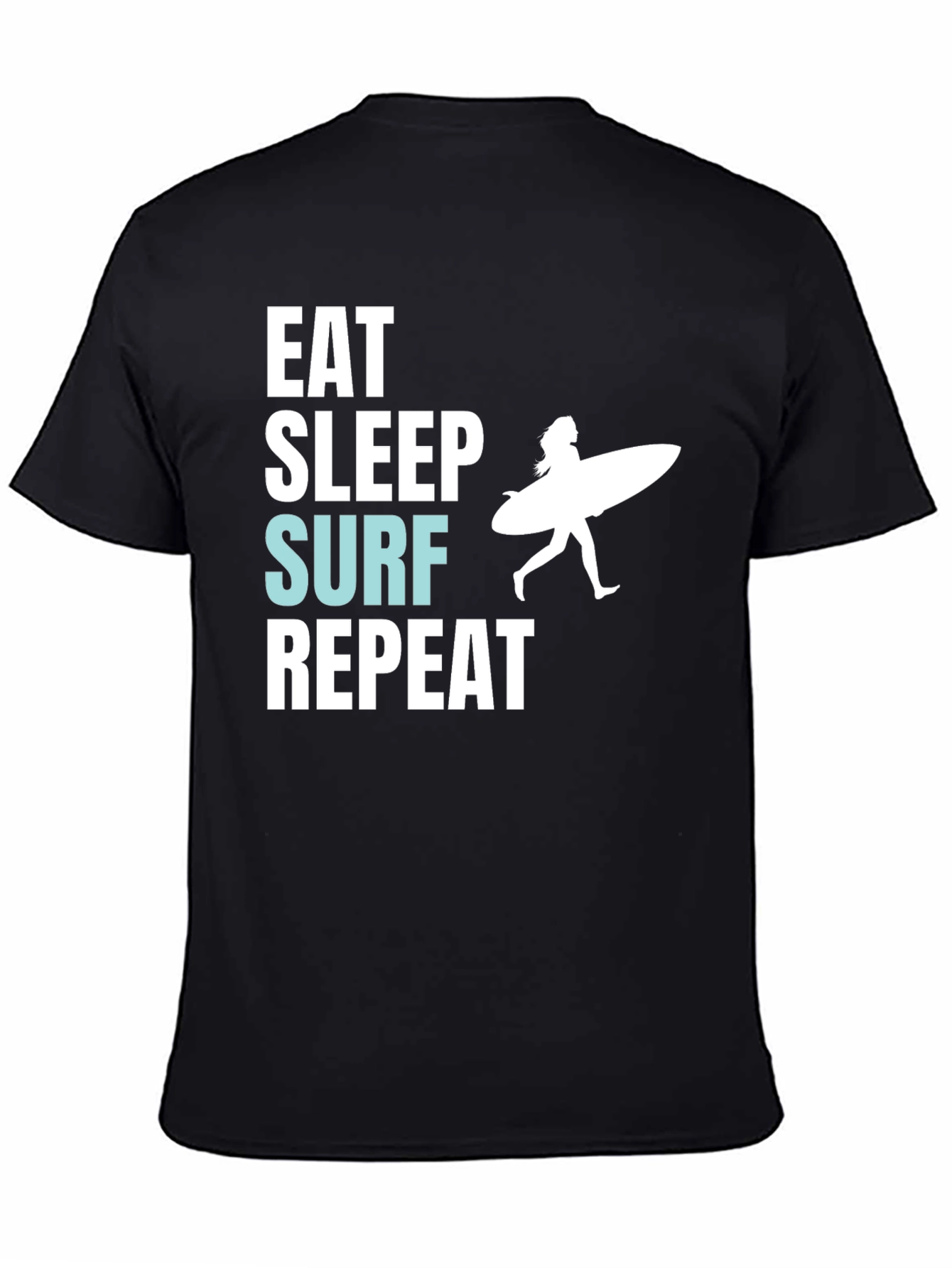 Eat Sleep Surf Repeat Graphic Tee