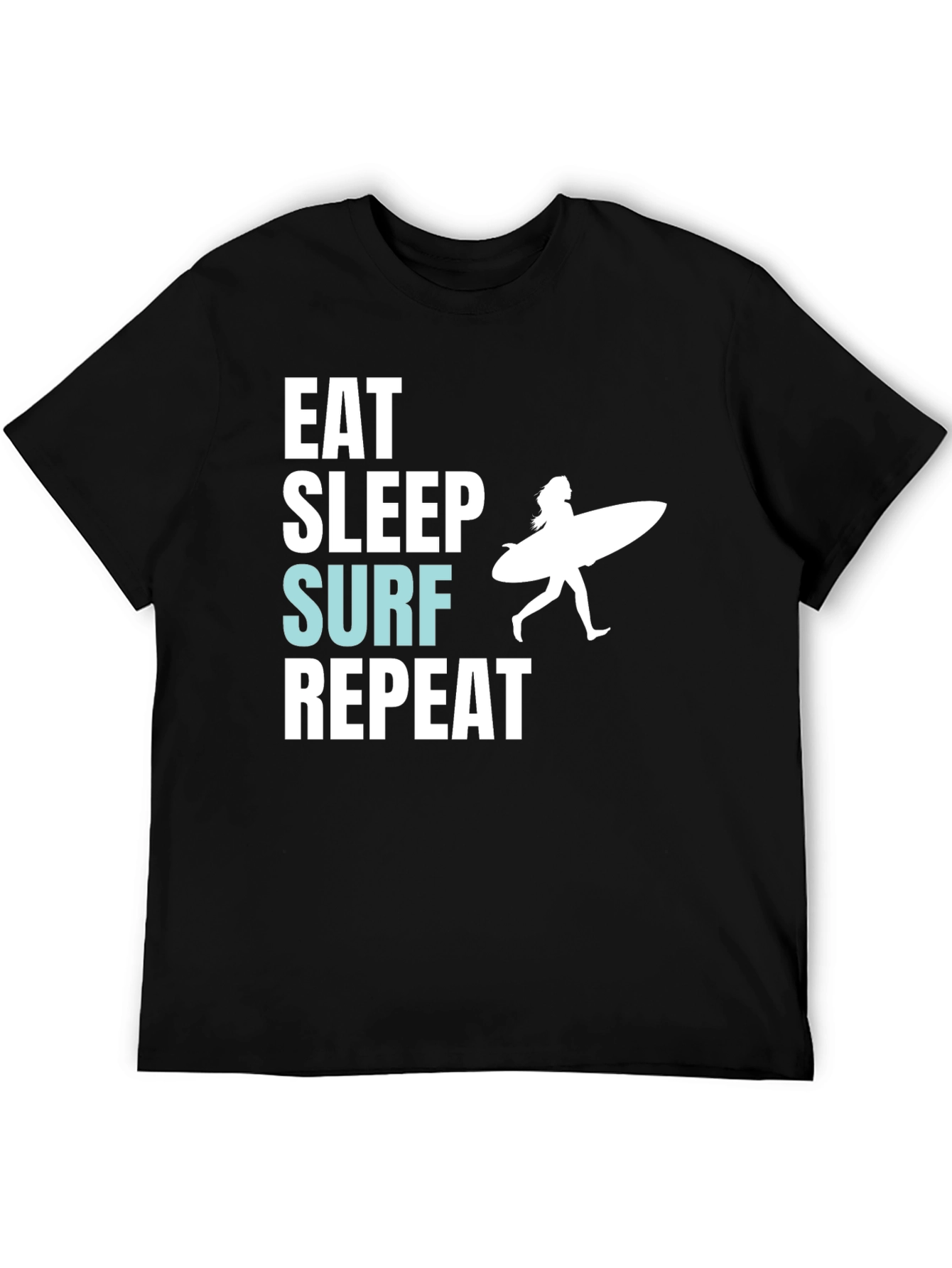 Eat Sleep Surf Repeat Graphic Tee