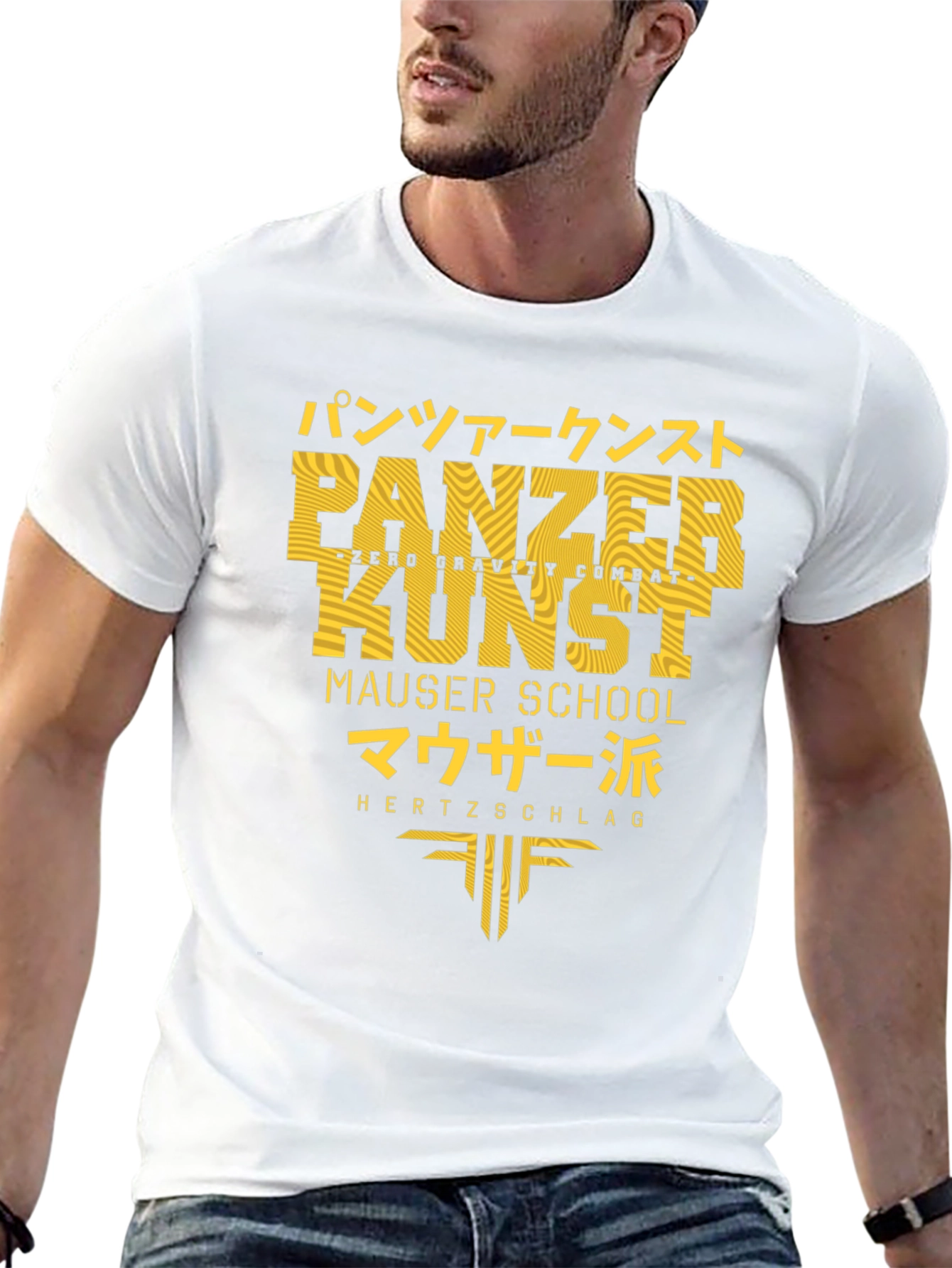 Panzer Kunst Graphic Tee - Black