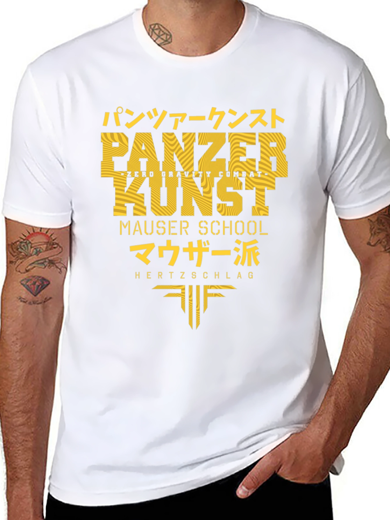Panzer Kunst Graphic Tee - Black