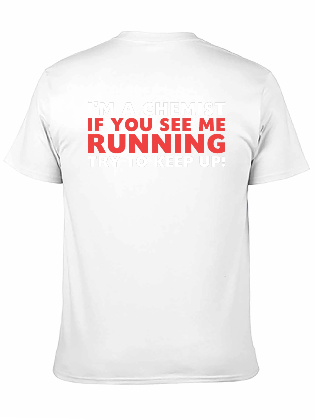 Chemist Running T-Shirt - Funny Science Tee