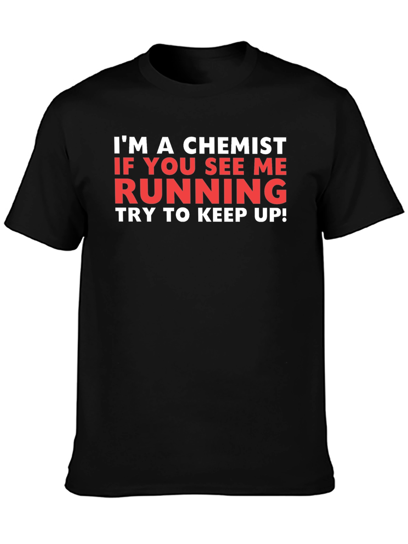 Chemist Running T-Shirt - Funny Science Tee