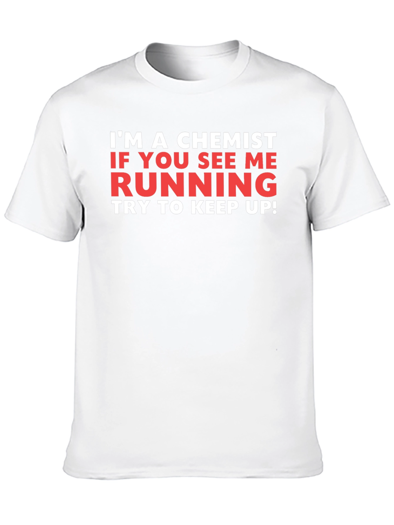 Chemist Running T-Shirt - Funny Science Tee
