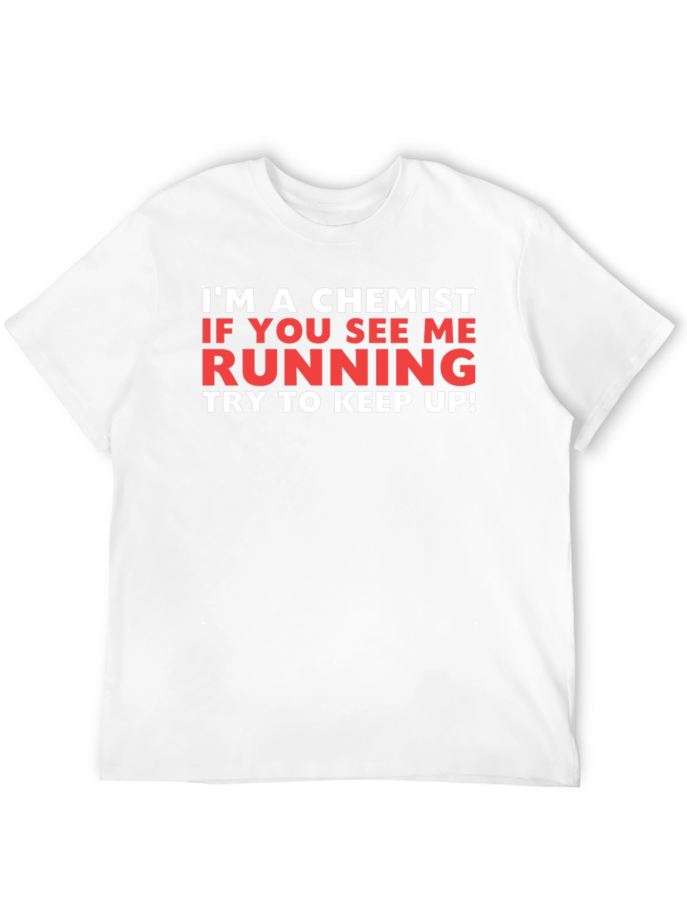 Chemist Running T-Shirt - Funny Science Tee