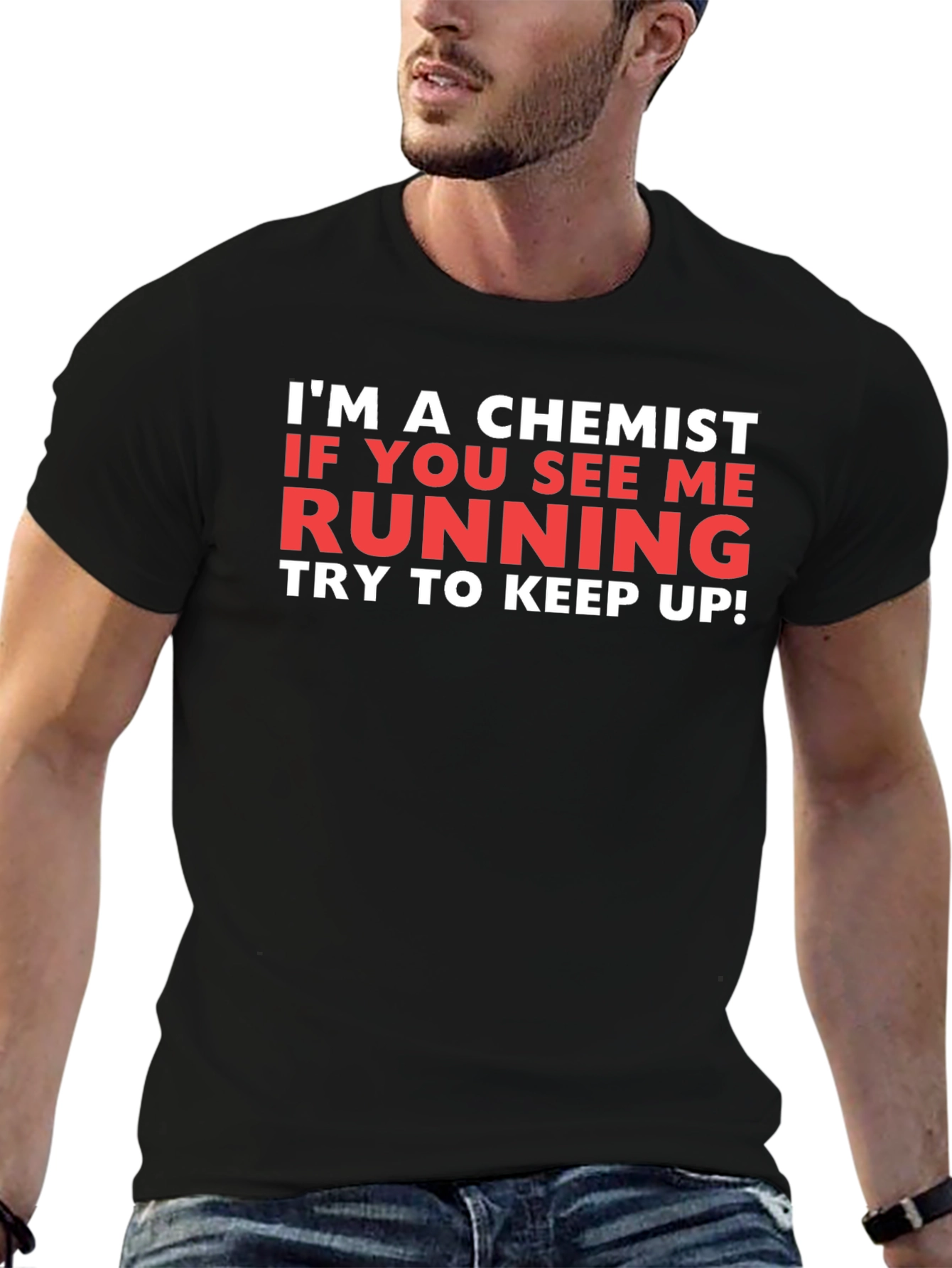 Chemist Running T-Shirt - Funny Science Tee