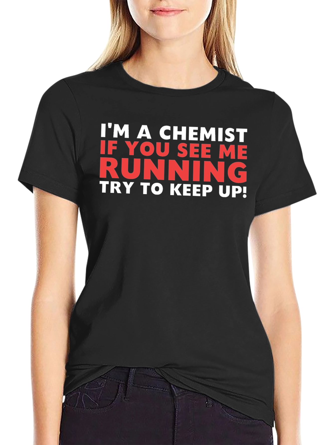 Chemist Running T-Shirt - Funny Science Tee