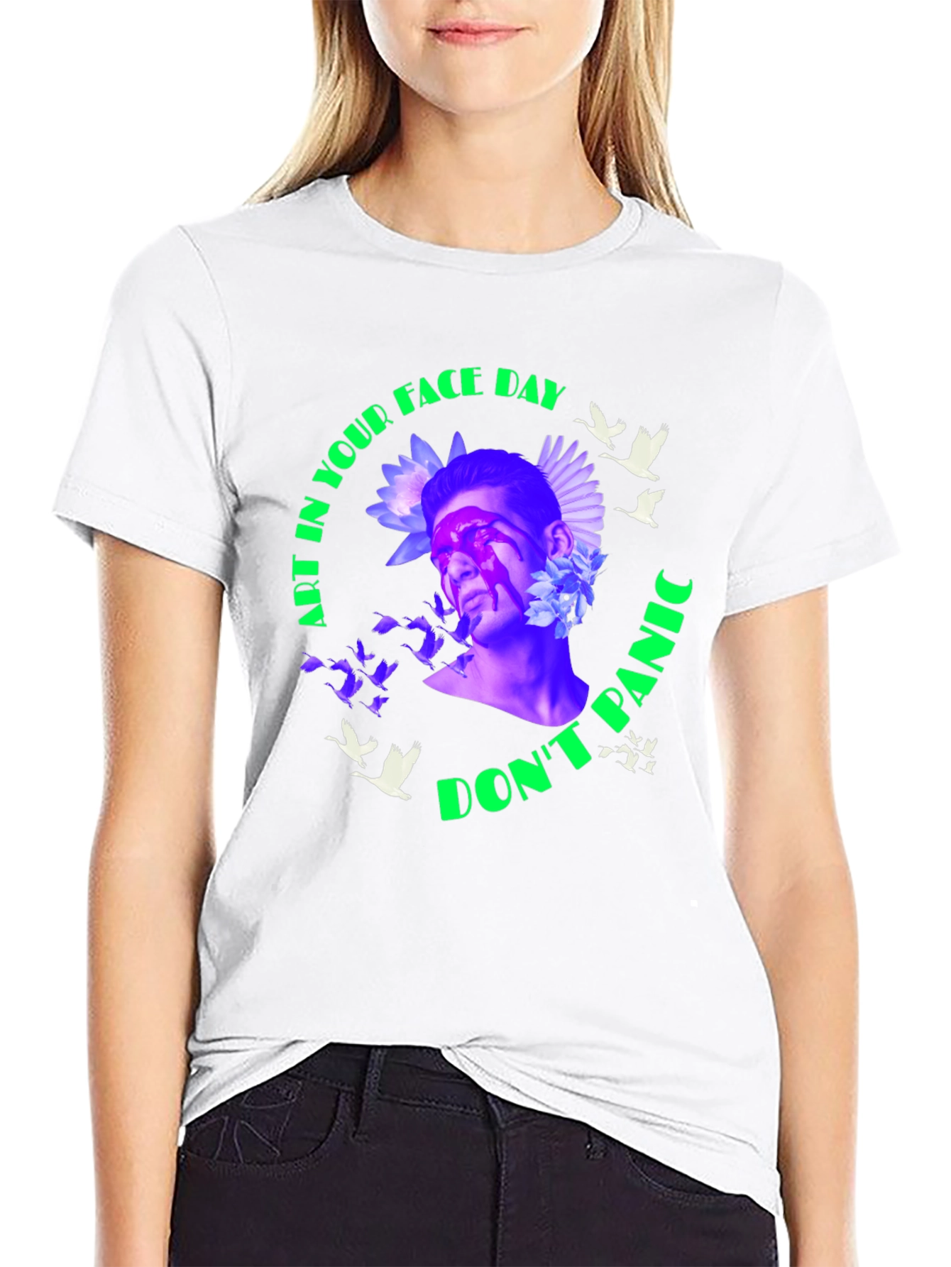 Art in Your Face Day Tee