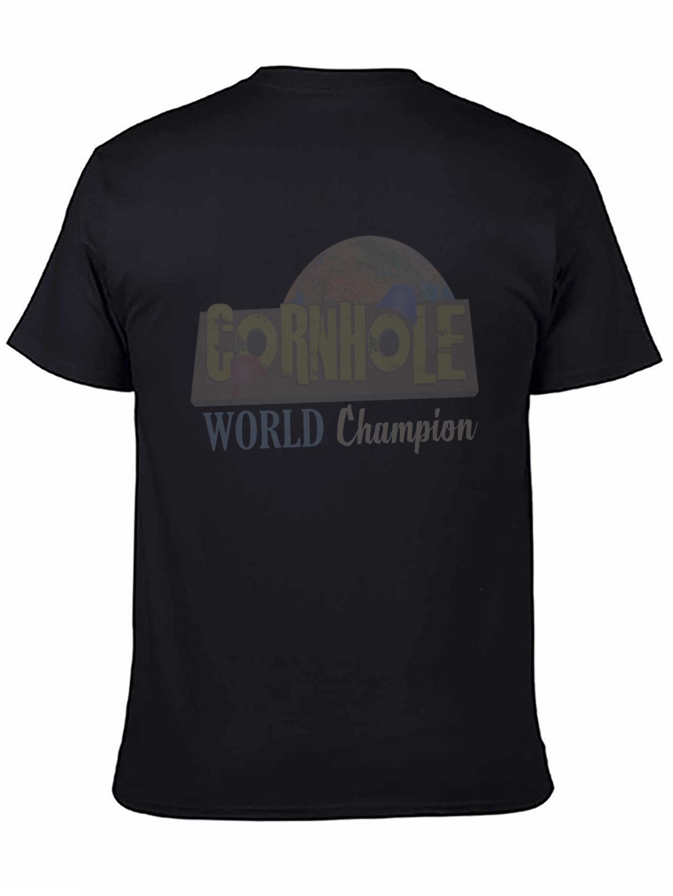 Cornhole World Champion Black T-Shirt