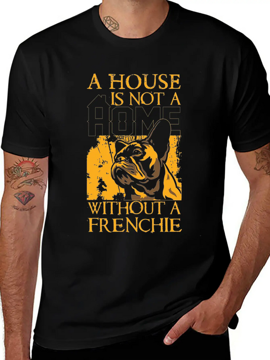 A House Is Not A Home Without A Frenchie Unisex Casual T-Shirt – Clean Design For Daily Comfort
