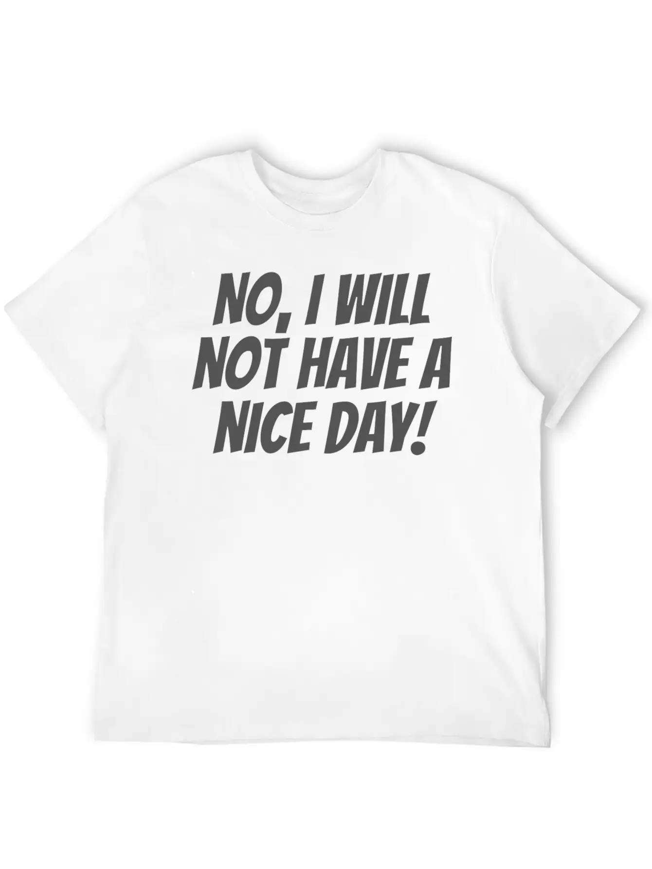 A Nice Day Unisex Casual T-Shirt – Clean Design For Daily Comfort