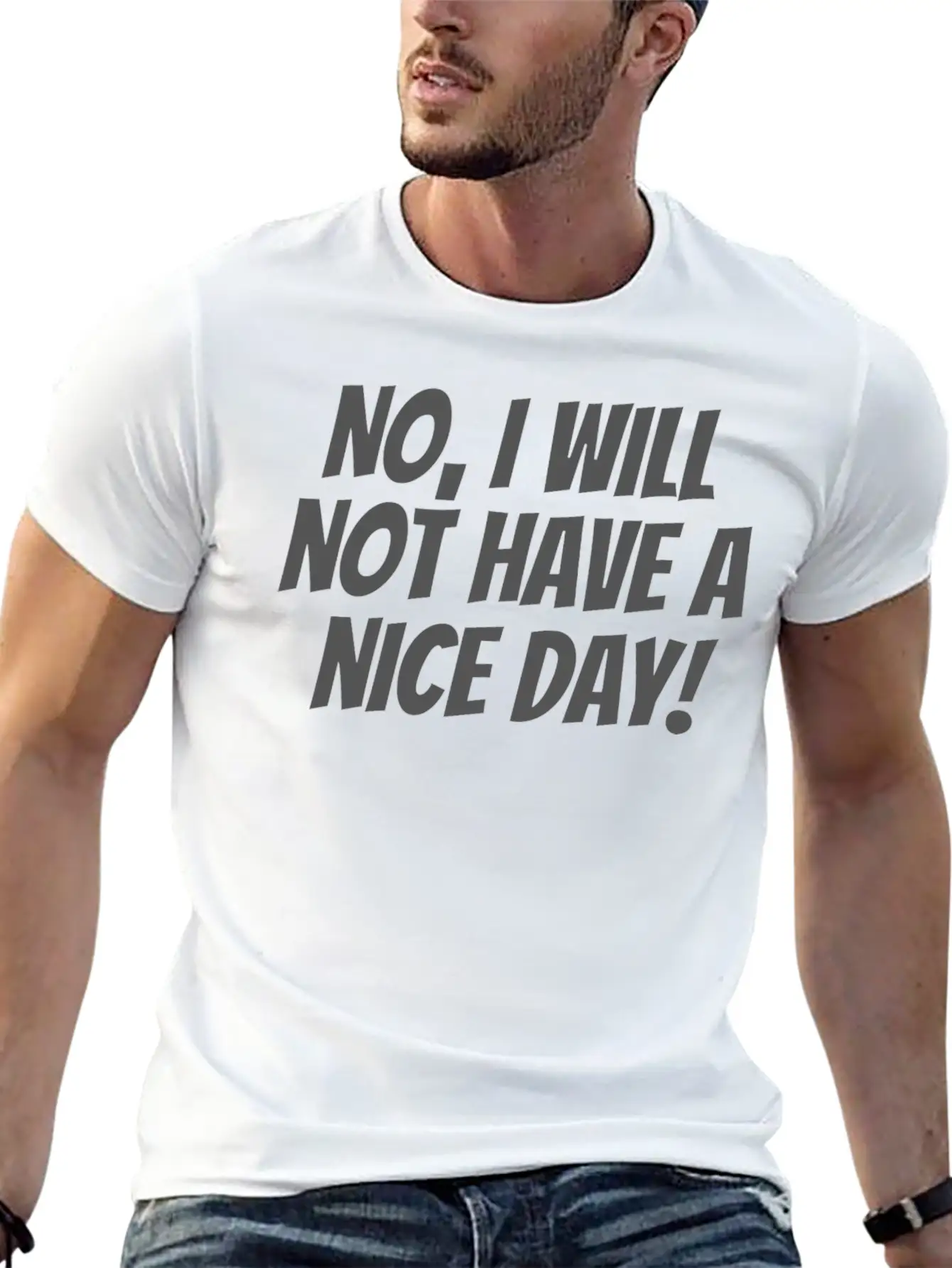 A Nice Day Unisex Casual T-Shirt – Clean Design For Daily Comfort