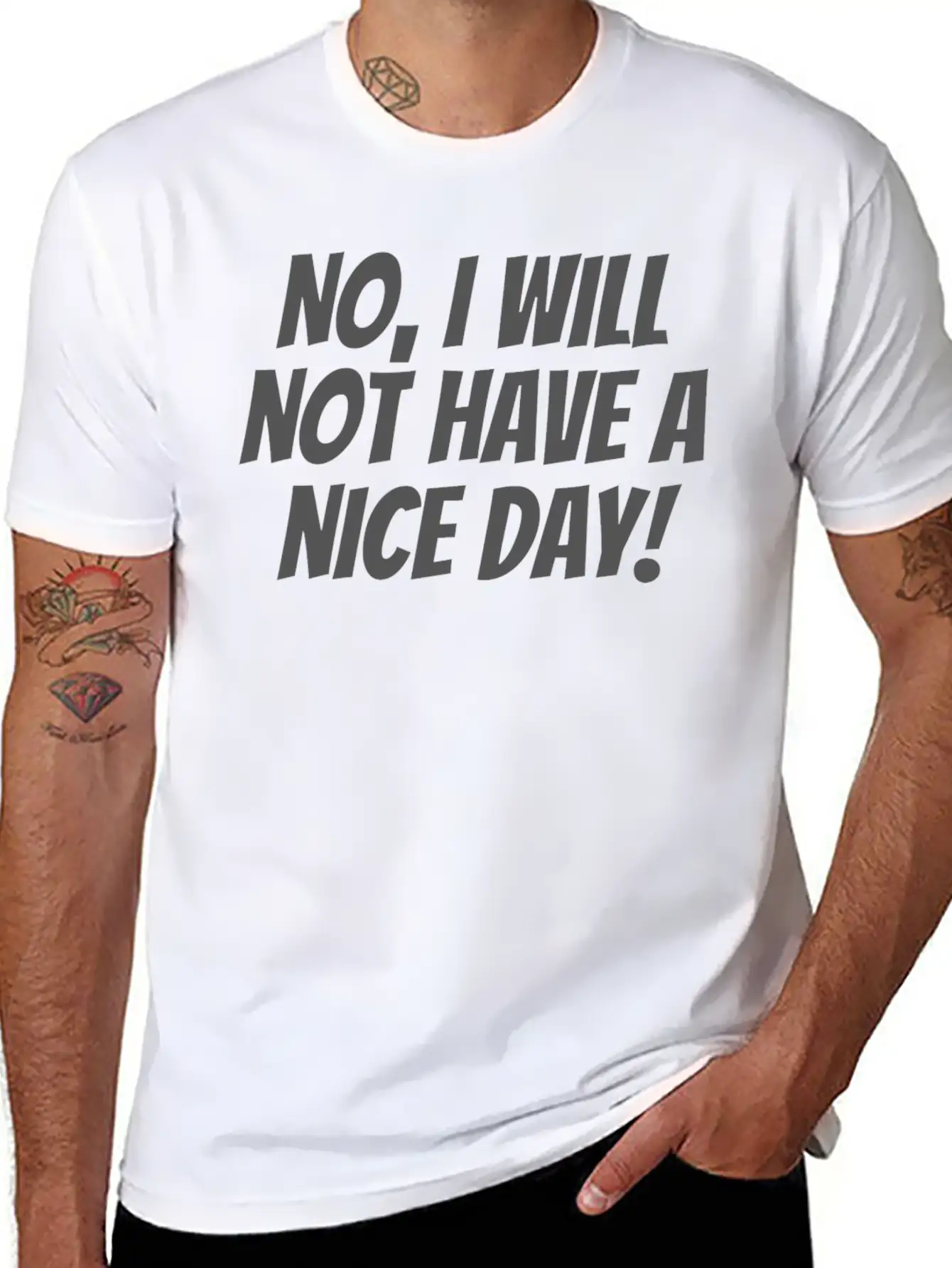 A Nice Day Unisex Casual T-Shirt – Clean Design For Daily Comfort