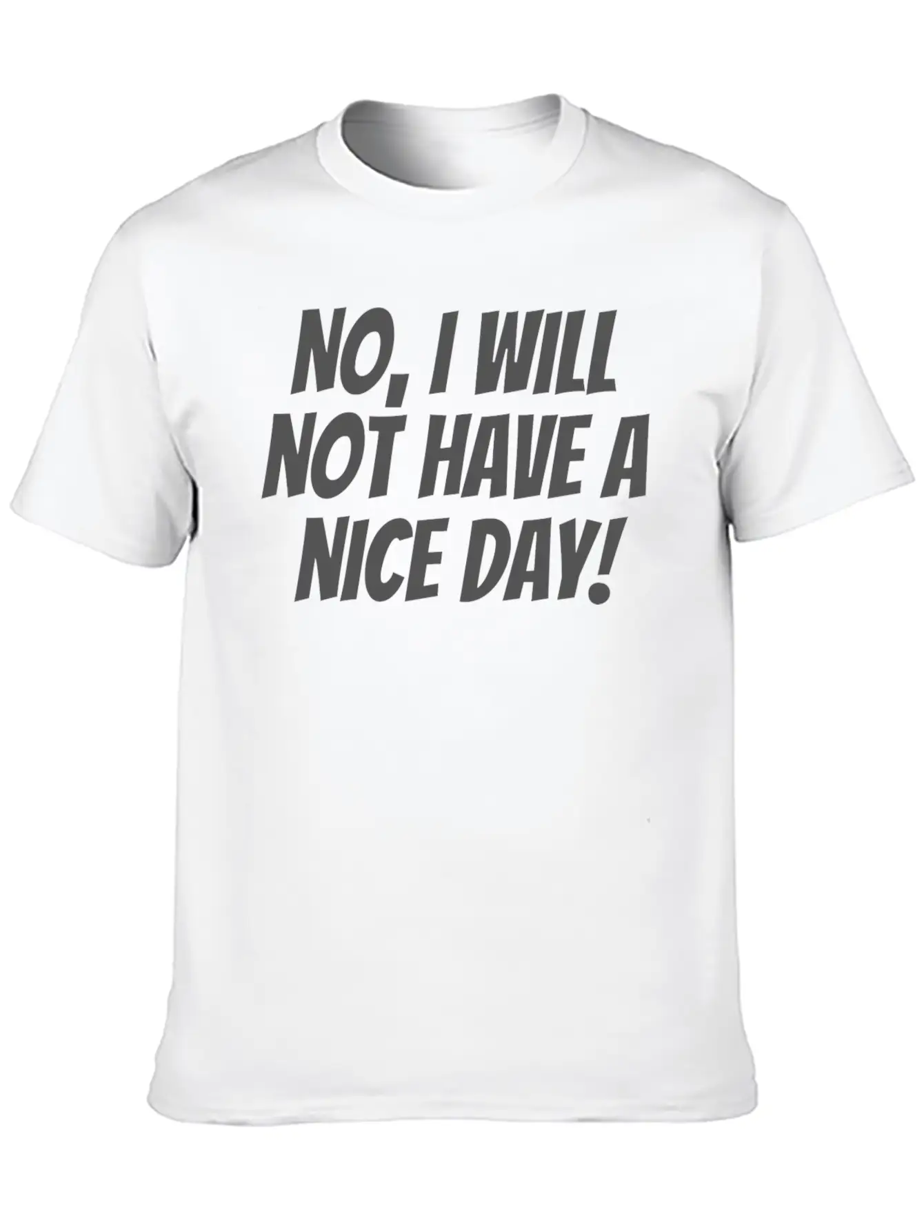 A Nice Day Unisex Casual T-Shirt – Clean Design For Daily Comfort