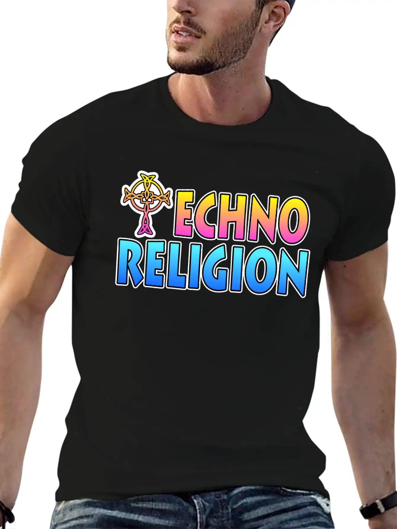 A Techno Tee For Music Lovers Saying "Techno Unisex Casual T-Shirt – Clean Design For Daily Comfort
