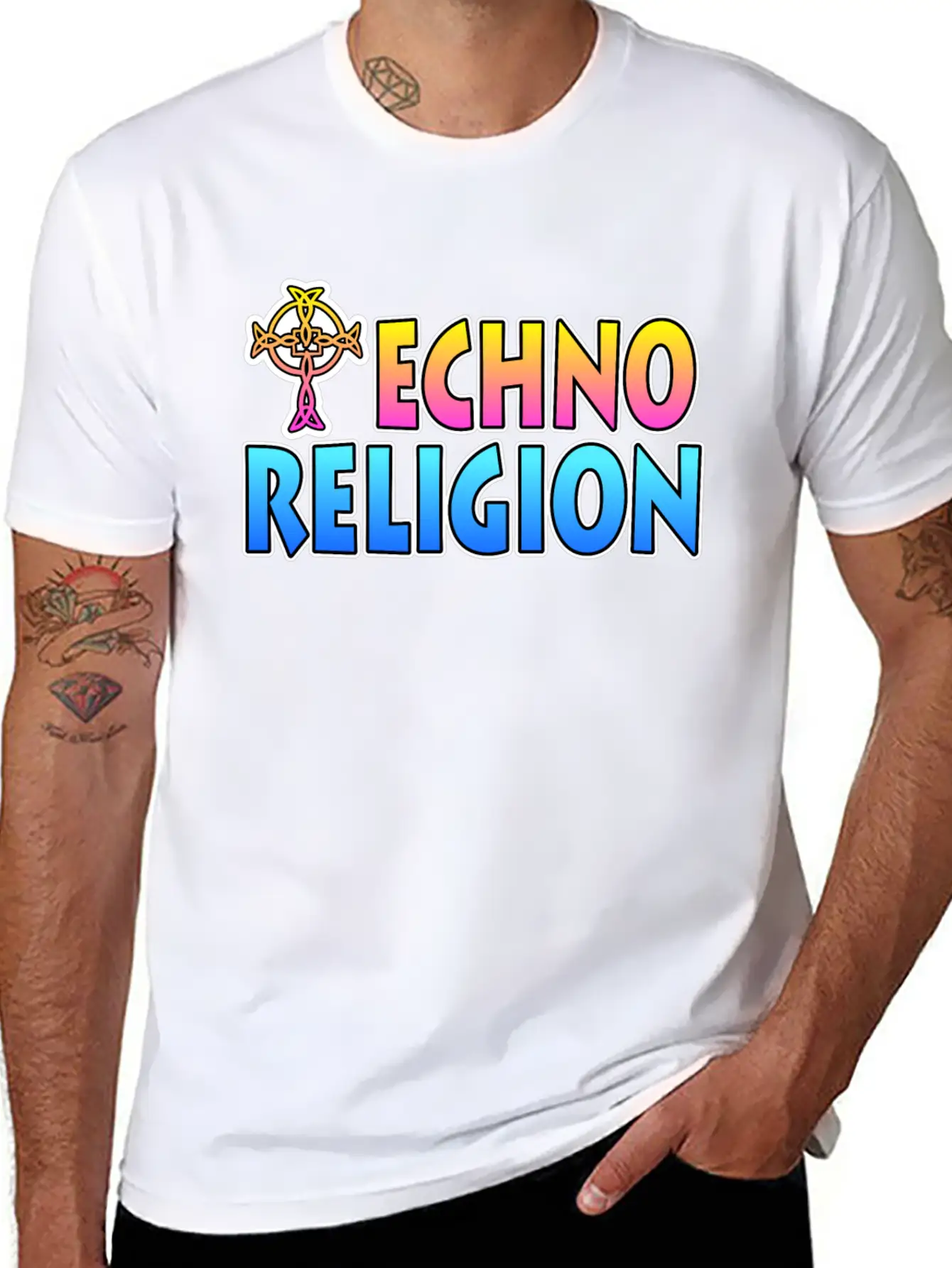 A Techno Tee For Music Lovers Saying "Techno Unisex Casual T-Shirt – Clean Design For Daily Comfort