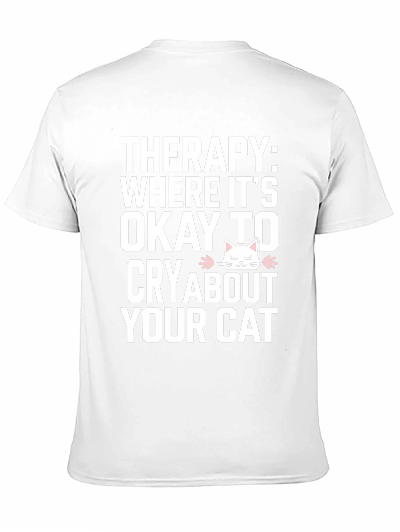 Therapy Cat T-Shirt Funny Cat Lover Tee