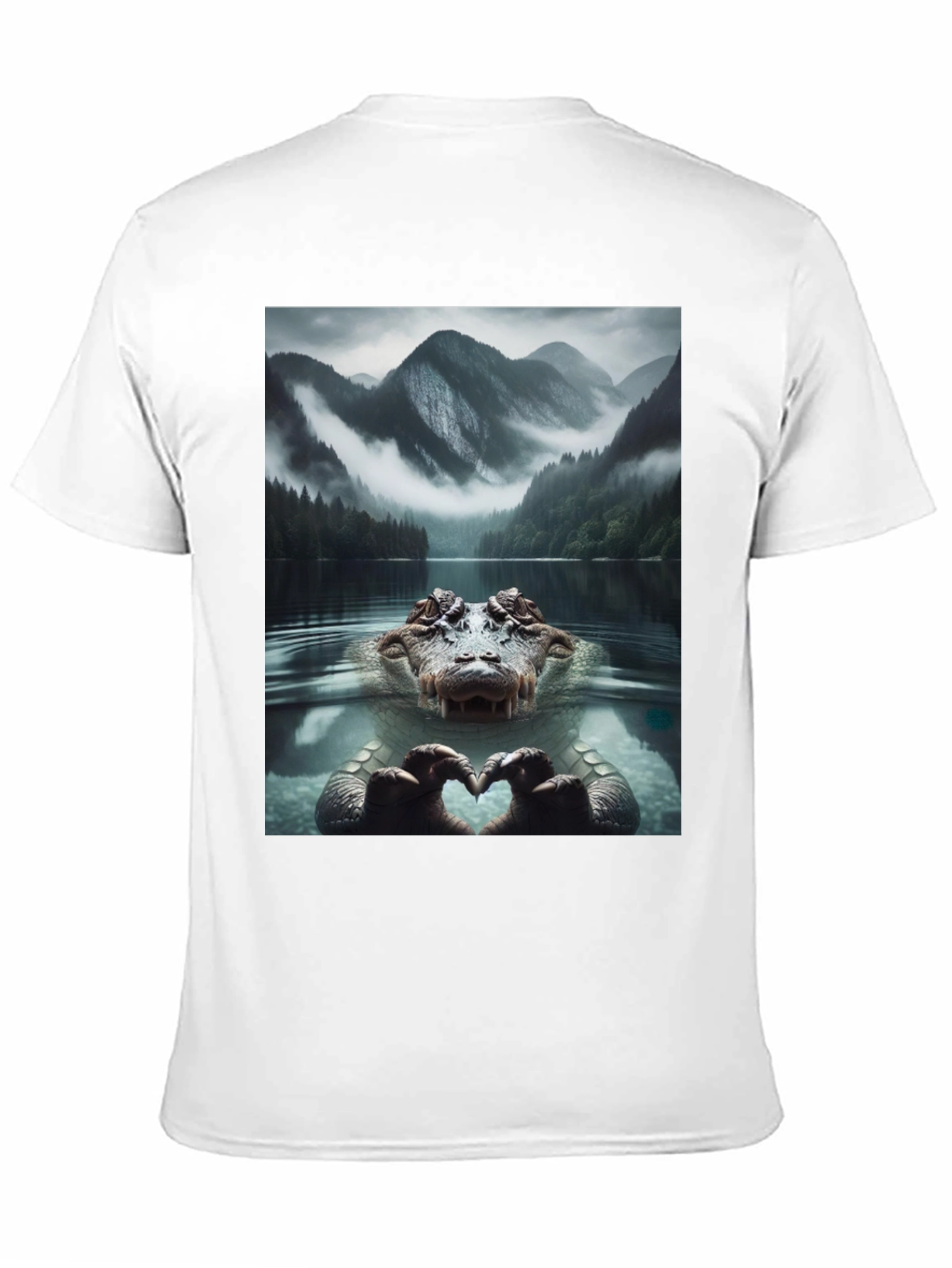 Alligator Love Lake Nature Graphic T-Shirt