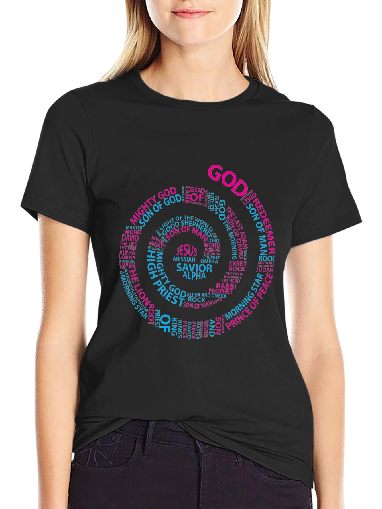 Faith Inspired Graphic Tee - GOD Circle