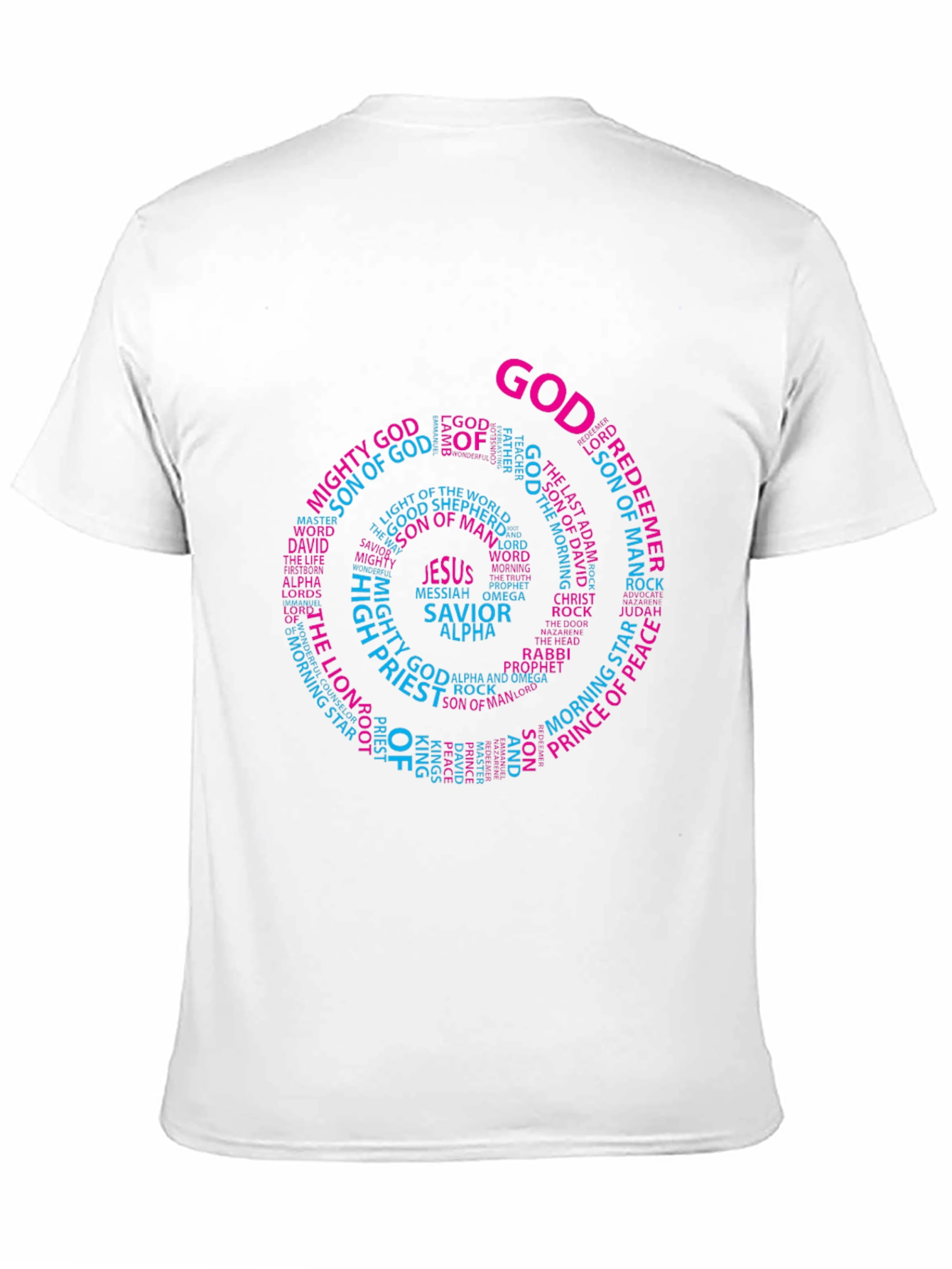 Faith Inspired Graphic Tee - GOD Circle