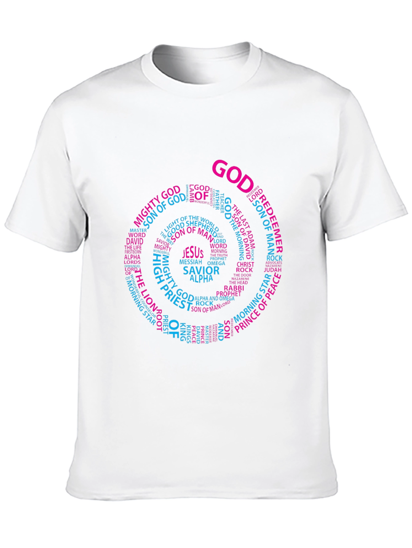 Faith Inspired Graphic Tee - GOD Circle